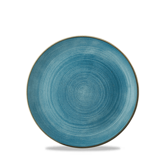 Stonecast Raw Teal Evolve Coupe Plate 6.5" Box of 12 (3-5 Working Days Delivery)