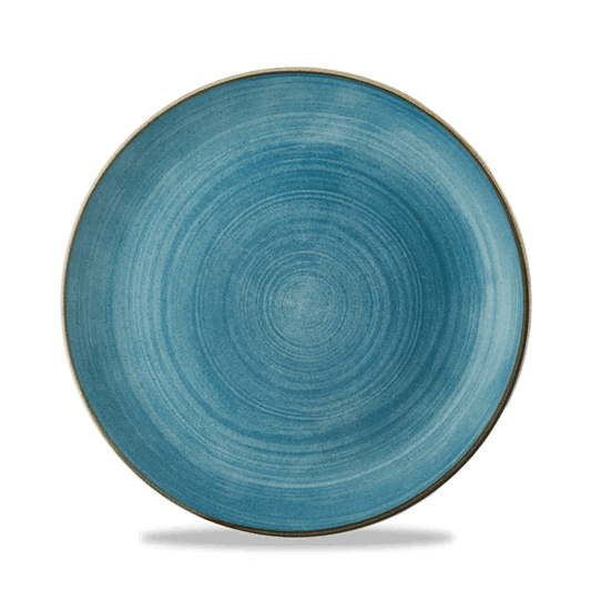 Stonecast Raw Teal Evolve Coupe Plate 8.67" Box of 12 (3-5 Working Days Delivery)