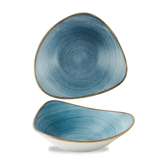 Stonecast Raw Teal Lotus Bowl 9" Box of 12 (3-5 Working Days Delivery)