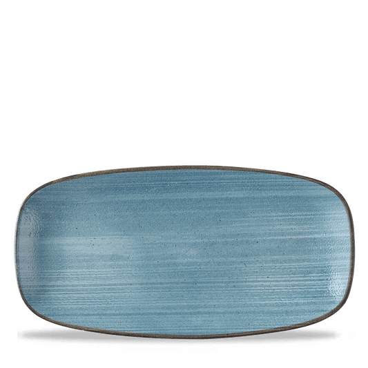 Stonecast Raw Teal Chefs Oblong Plate 11 3/4X6" Box of 12 (3-5 Working Days Delivery)