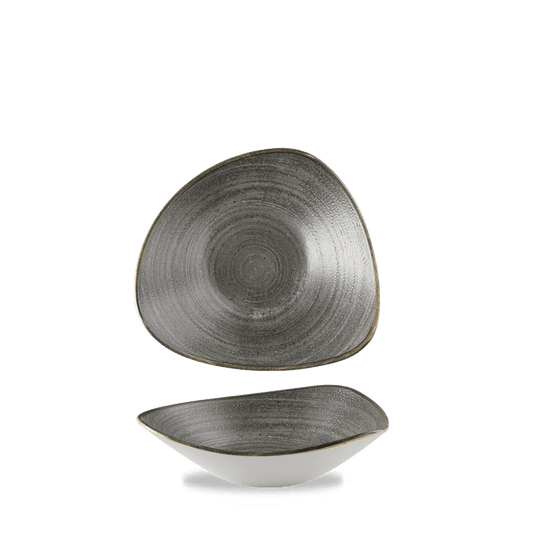 Stonecast Raw Black Lotus Bowl 7" Box of 12 (3-5 Working Days Delivery)