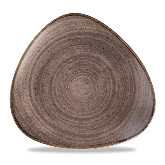Stonecast Raw Brown Lotus Plate 11 1/4" Box of 12 (3-5 Working Days Delivery)