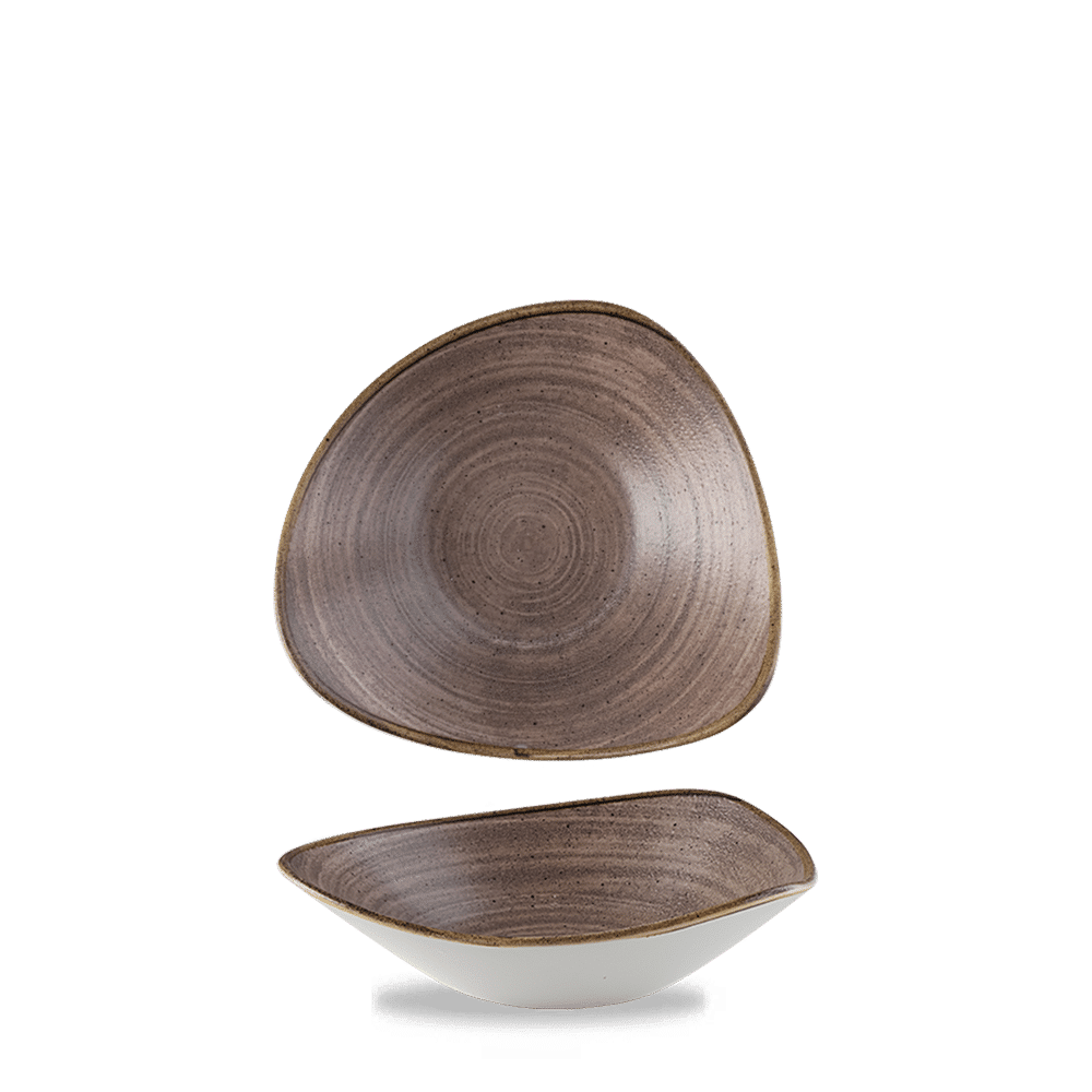 Stonecast Raw Brown Lotus Bowl 7" Box 12
