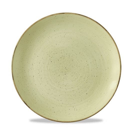Stonecast Raw Green Evolve Coupe Plate 10.25" Box of 12 (3-5 Working Days Delivery)