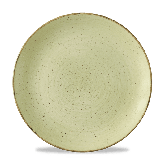 Stonecast Raw Green Evolve Coupe Plate 11.25" Box of 12 (3-5 Working Days Delivery)