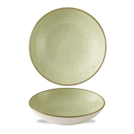 Stonecast Raw Green Coupe Bowl 7.25" Box of 12 (3-5 Working Days Delivery)