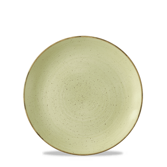 Stonecast Raw Green Evolve Coupe Plate 6.5" Box of 12 (3-5 Working Days Delivery)