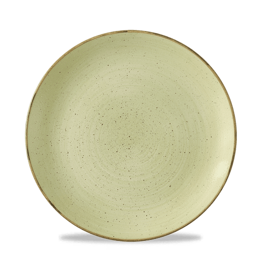 Stonecast Raw Green Evolve Coupe Plate 8.67" Box of 12 (3-5 Working Days Delivery)