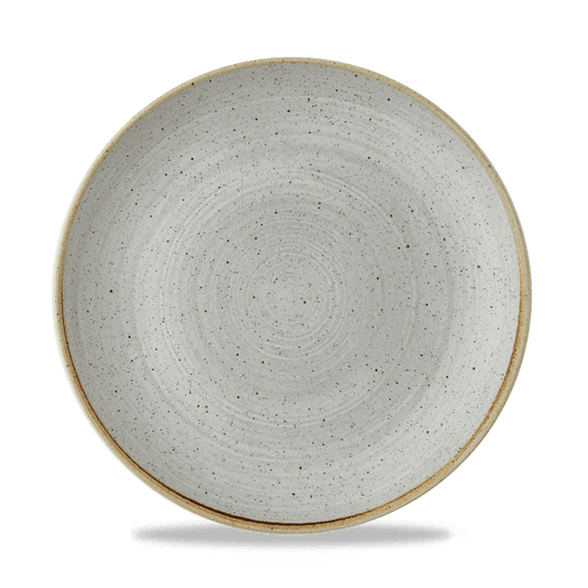 Stonecast Raw Grey Evolve Coupe Plate 10.25" Box of 12 (3-5 Working Days Delivery)
