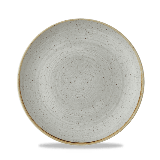 Stonecast Raw Grey Evolve Coupe Plate 8.67" Box of 12 (3-5 Working Days Delivery)