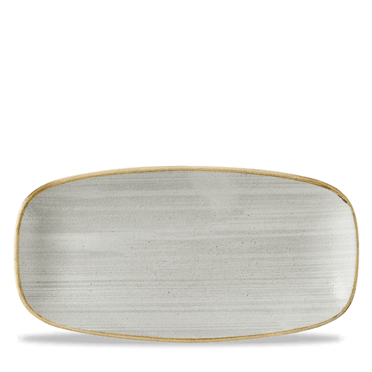 Stonecast Raw Grey Chefs Oblong Plate 11 3/4X6" Box of 12 (3-5 Working Days Delivery)