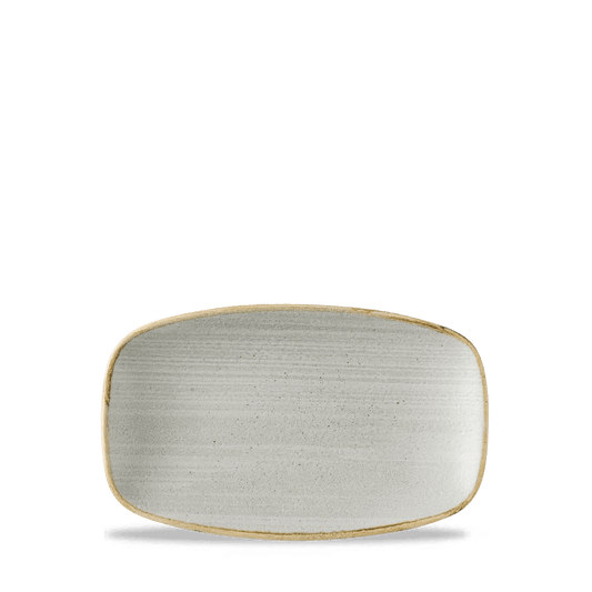 Stonecast Raw Grey Oblong Chefs Plate 7 4/5 X 4 3/4" Box of 12 (3-5 Working Days Delivery)