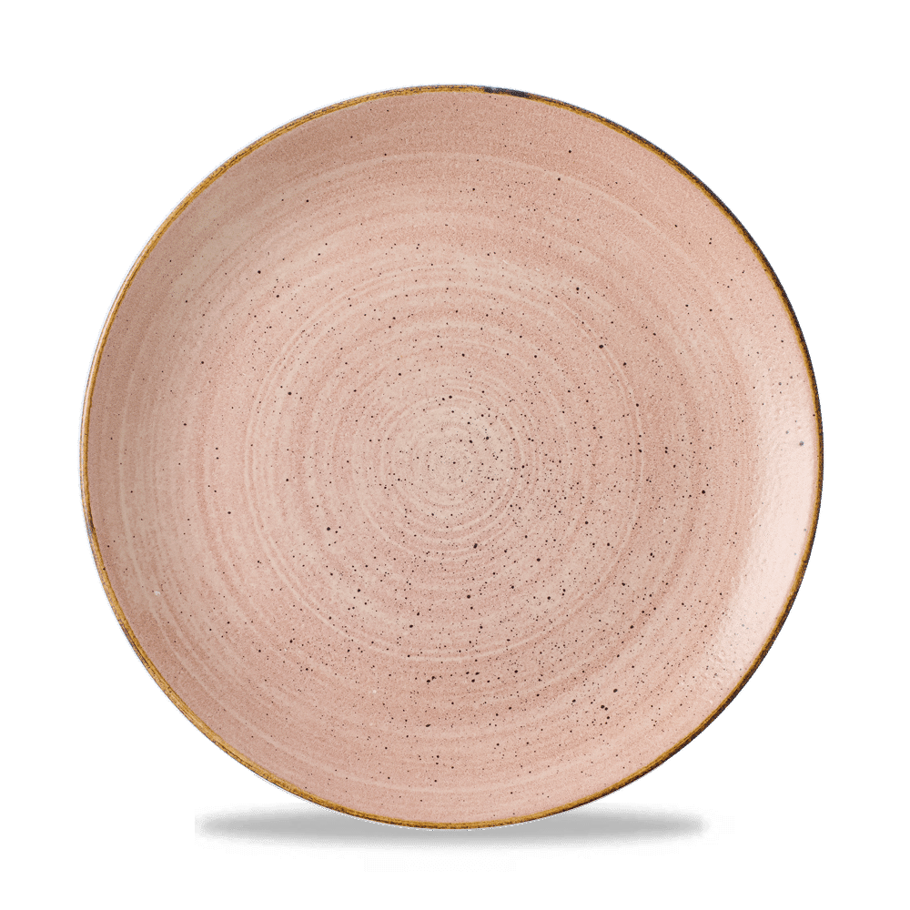 Stonecast Raw Terracotta Evolve Coupe Plate 10.25" Box 12