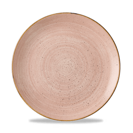 Stonecast Raw Terracotta Evolve Coupe Plate 10.25" Box of 12 (3-5 Working Days Delivery)