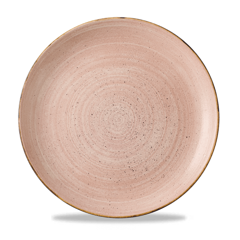 Stonecast Raw Terracotta Evolve Coupe Plate 11.25" Box 12