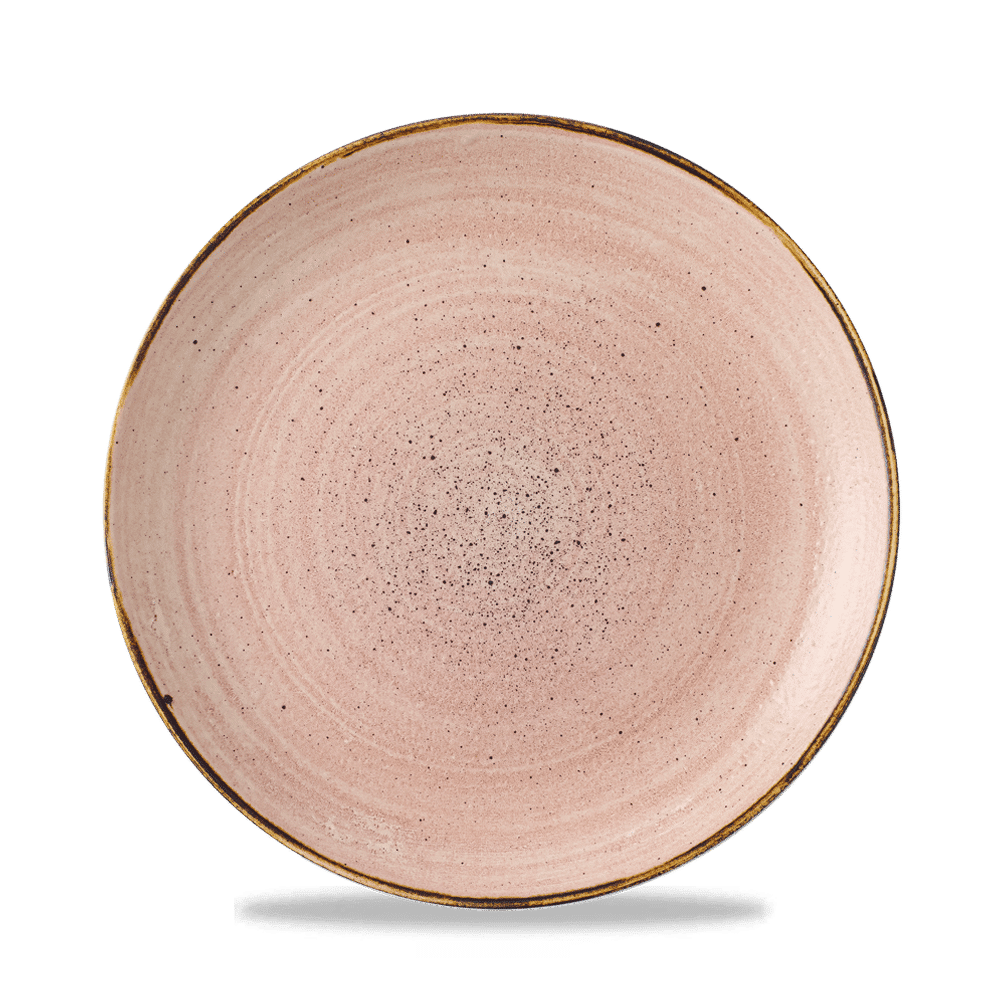 Stonecast Raw Terracotta Evolve Coupe Plate 8.67" Box 12