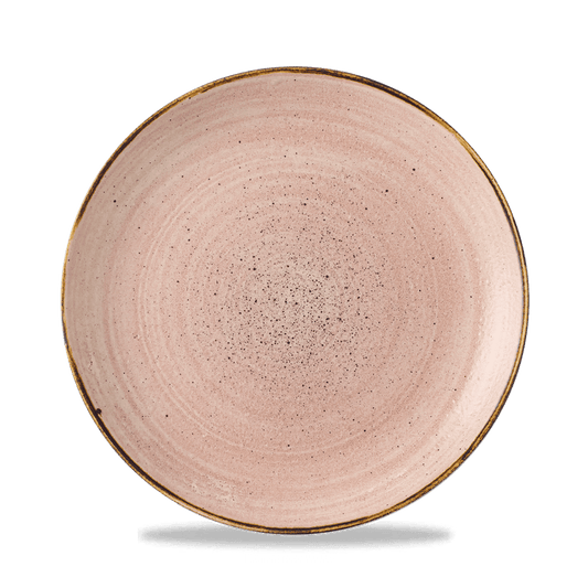 Stonecast Raw Terracotta Evolve Coupe Plate 8.67" Box of 12 (3-5 Working Days Delivery)