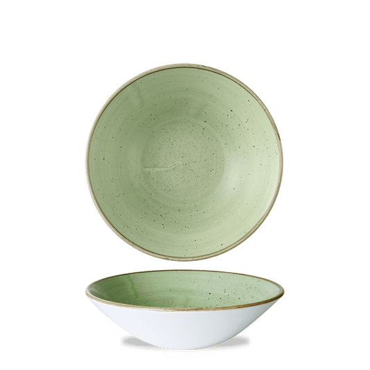 Stonecast Sage Green Evolve Deep Coupe Bowl 7 1/2" Box of 6 (3-5 Working Days Delivery)
