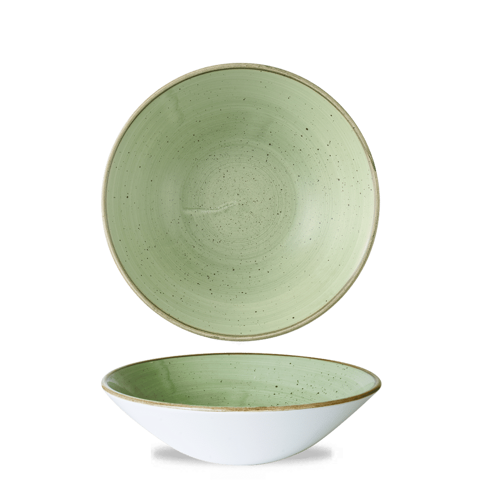 Stonecast Sage Green Evolve Deep Coupe Bowl 8 2/3" Box 6