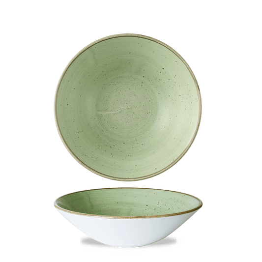 Stonecast Sage Green Evolve Deep Coupe Bowl 8 2/3" Box of 6 (3-5 Working Days Delivery)