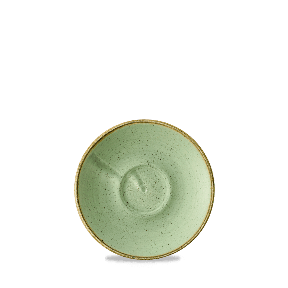 Stonecast Sage Green Cafe Espresso Saucer 4.5" Box 12