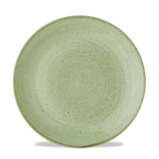 Stonecast Sage Green Evolve Coupe Plate 10 5/8" Box of 12 (3-5 Working Days Delivery)