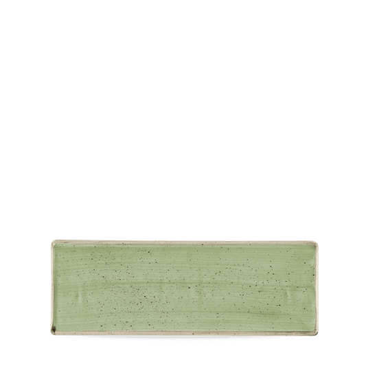 Stonecast Sage Green Oblong Plate 25X9Cm Box of 6 (3-5 Working Days Delivery)