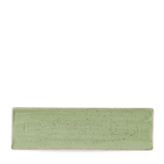 Stonecast Sage Green Oblong Plate 30X9Cm Box of 6 (3-5 Working Days Delivery)