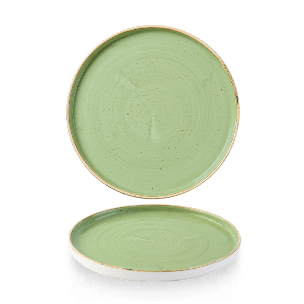 Stonecast Sage Green  Walled Plate 8.25" Box 6