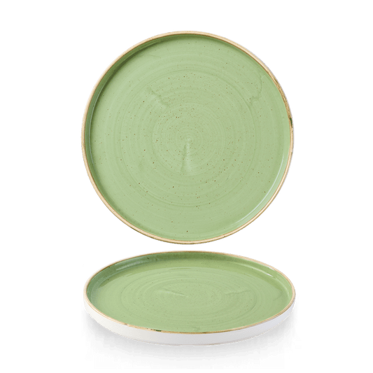 Stonecast Sage Green Walled Plate 8.25" Box of 6 (3-5 Working Days Delivery)