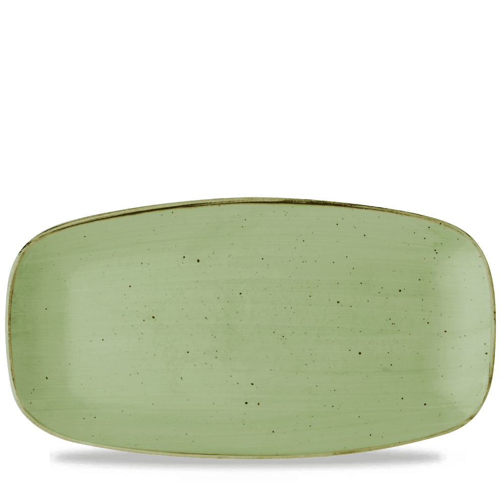 Stonecast Sage Green  Chefs Oblong Plate 11 3/4X6" Box 12