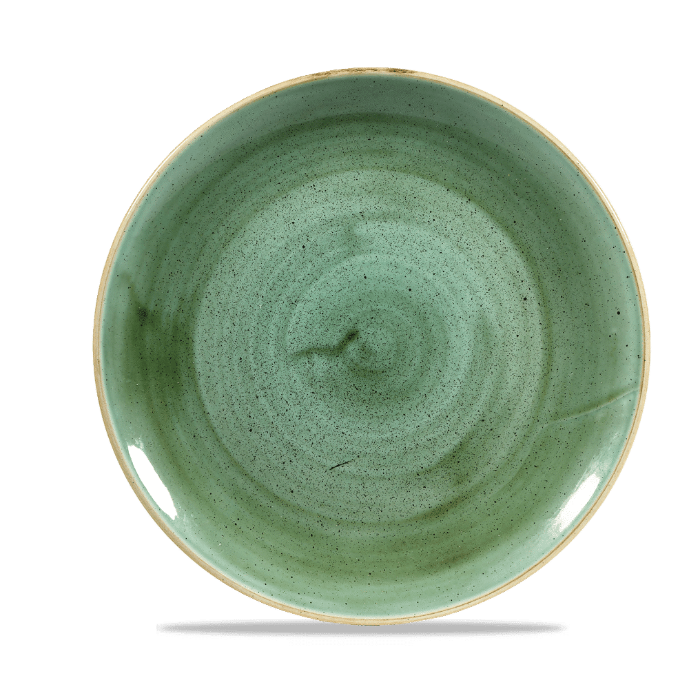 Stonecast Samphire Green Evolve Coupe Plate 10.25" Box 12