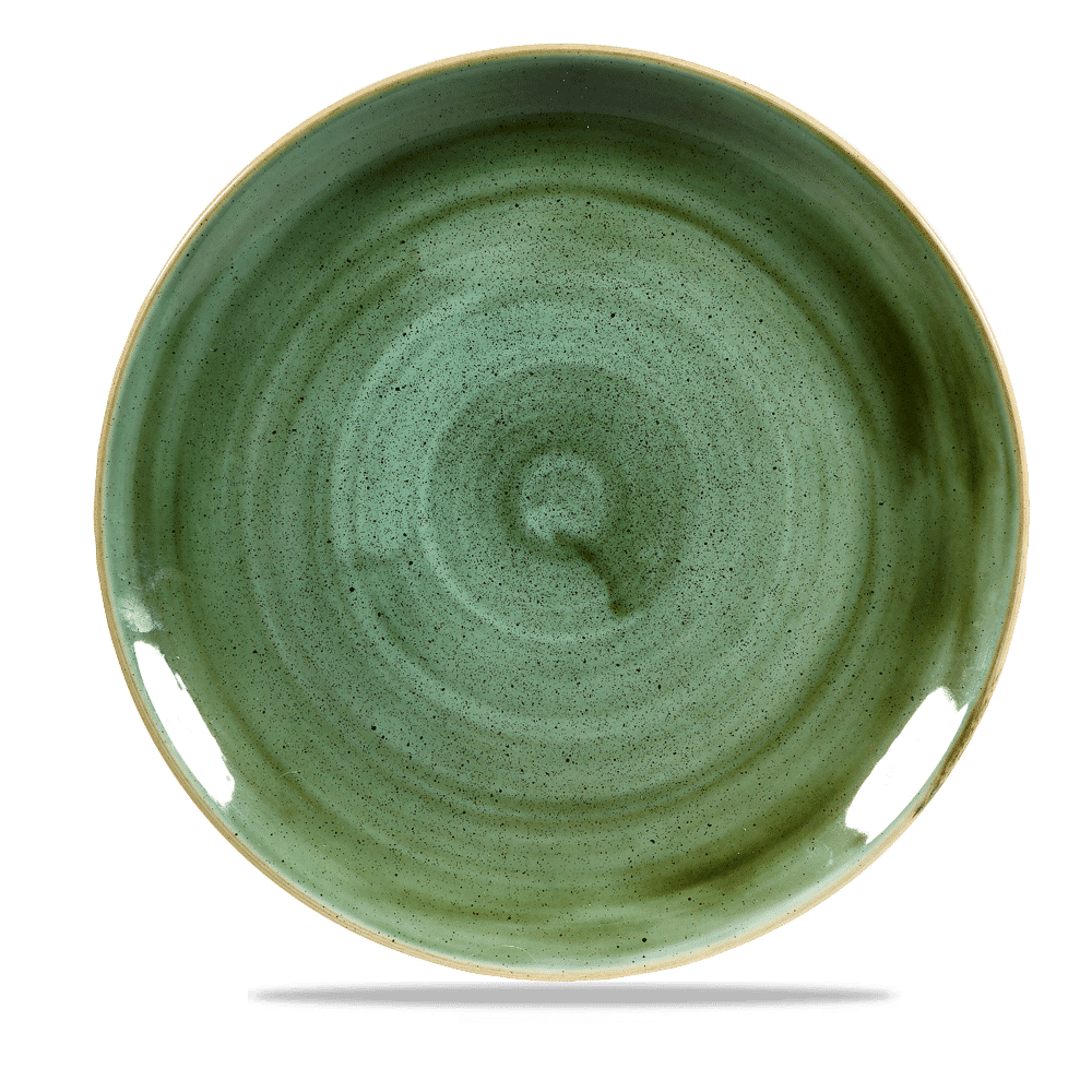 Stonecast Samphire Green Evolve Coupe Plate 11.25" Box 12