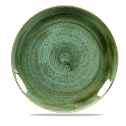 Stonecast Samphire Green Evolve Coupe Plate 11.25" Box of 12 (3-5 Working Days Delivery)