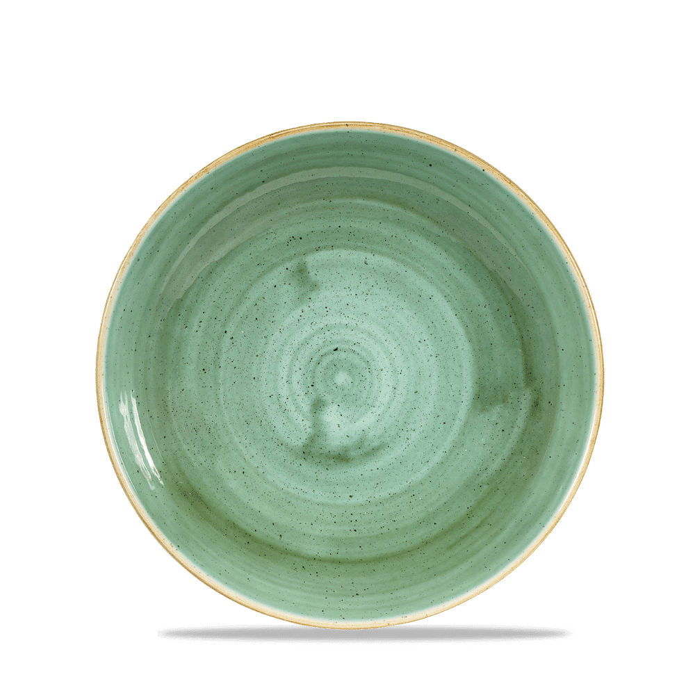 Stonecast Samphire Green Evolve Coupe Bowl 9.75" Box 12