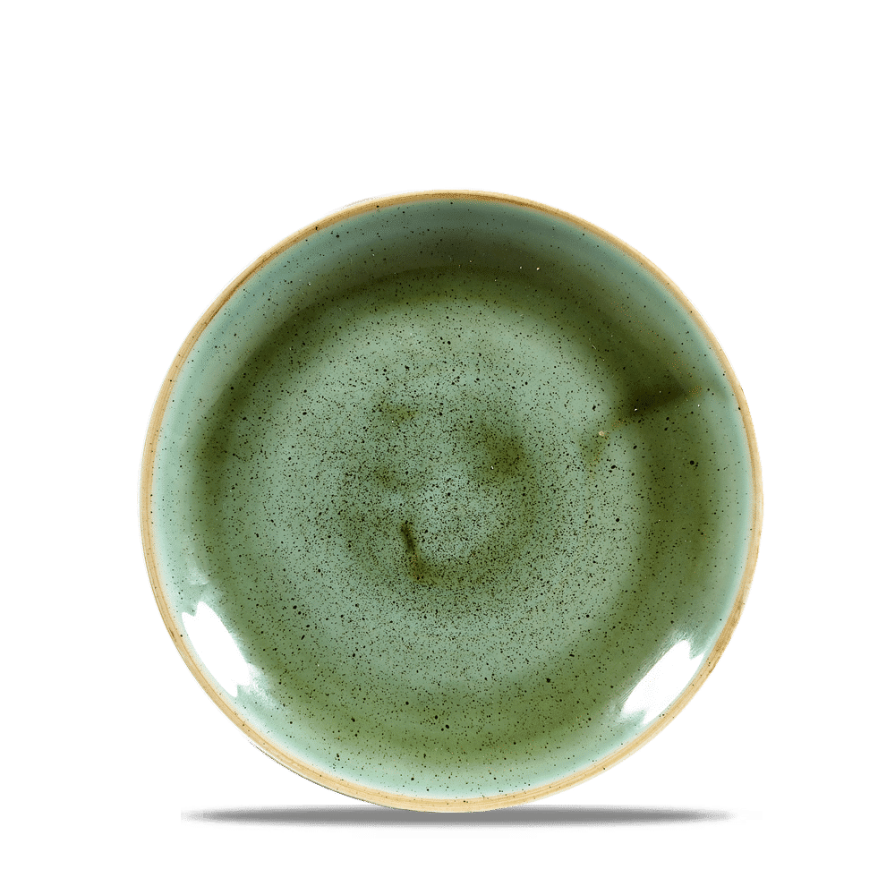 Stonecast Samphire Green Evolve Coupe Plate 6.5" Box 12