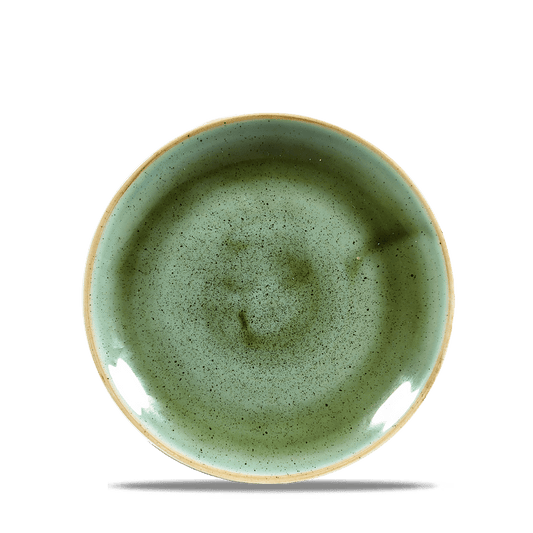 Stonecast Samphire Green Evolve Coupe Plate 6.5" Box of 12 (3-5 Working Days Delivery)
