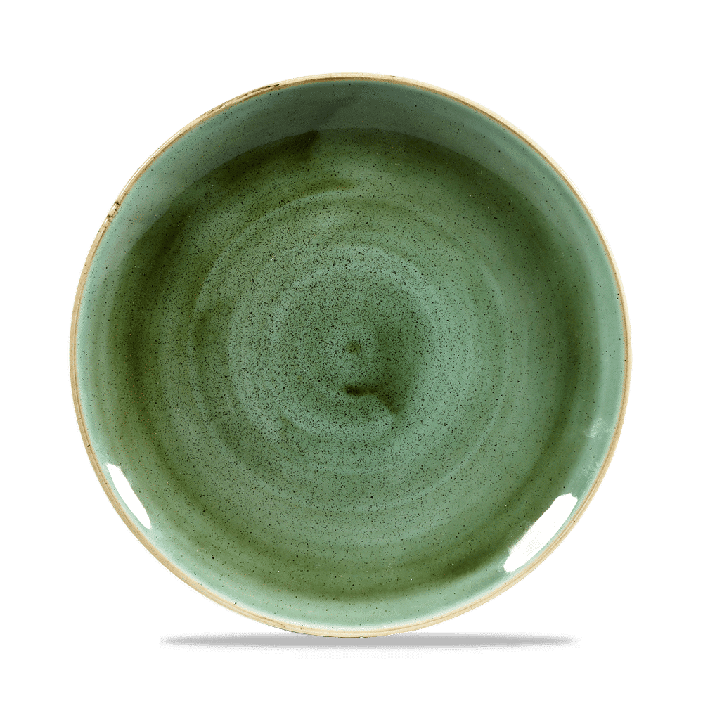 Stonecast Samphire Green Evolve Coupe Plate 8.67" Box 12
