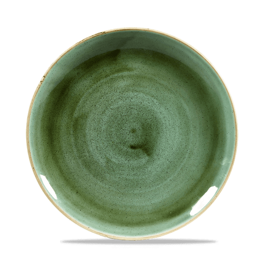 Stonecast Samphire Green Evolve Coupe Plate 8.67" Box of 12 (3-5 Working Days Delivery)