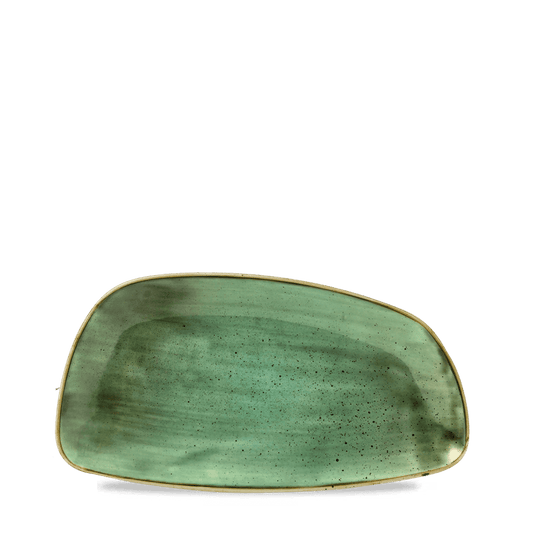 Stonecast Samphire Green Chefs Geo Plate 11 3/4X6 1/8" Box of 12 (3-5 Working Days Delivery)