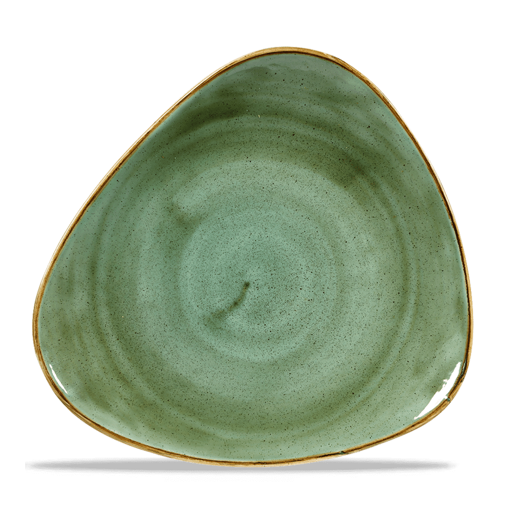 Stonecast Samphire Green Lotus Plate 11 1/4" Box 12
