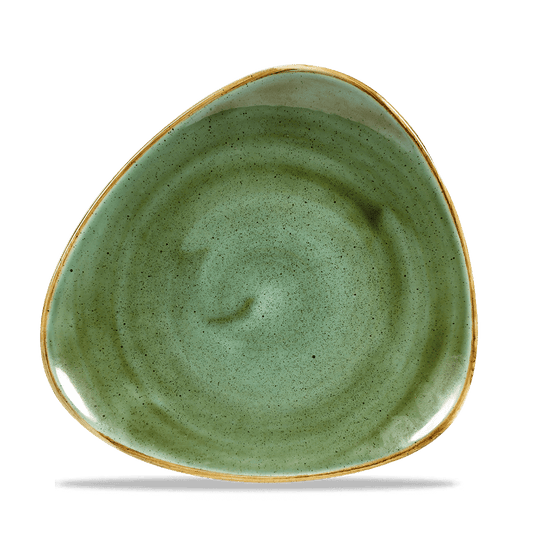 Stonecast Samphire Green Lotus Plate 8" Box of 12 (3-5 Working Days Delivery)