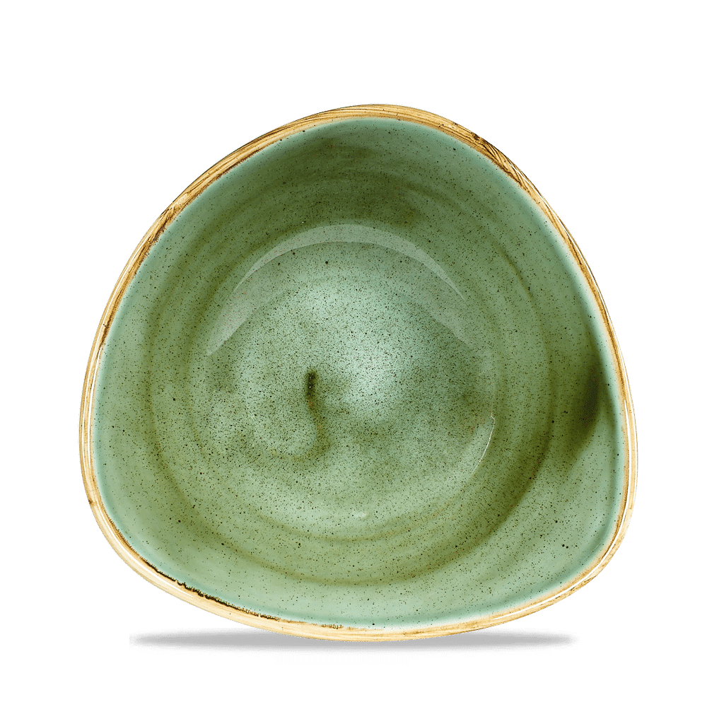 Stonecast Samphire Green Lotus Bowl 7" Box 12