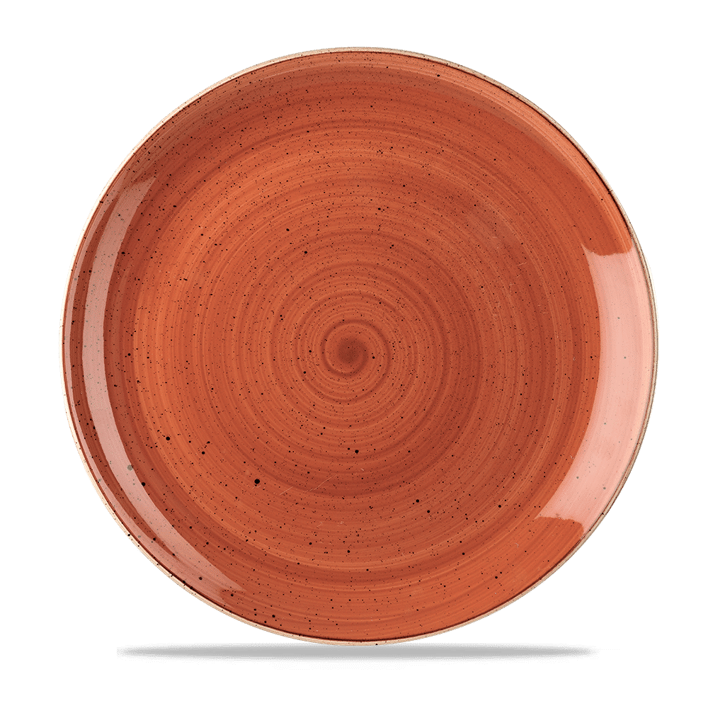 Stonecast Spiced Orange Evolve Coupe Plate 28.8Cm Box 12