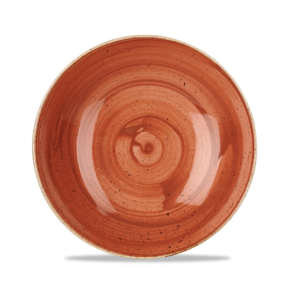 Stonecast Spiced Orange Evolve Coupe Bowl 24.8Cm Box 12