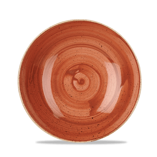 Stonecast Spiced Orange Evolve Coupe Bowl 24.8Cm Box of 12 (3-5 Working Days Delivery)