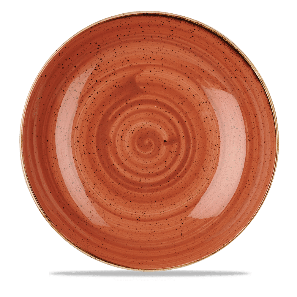 Stonecast Spiced Orange Coupe Large Bowl 31Cm Box 6