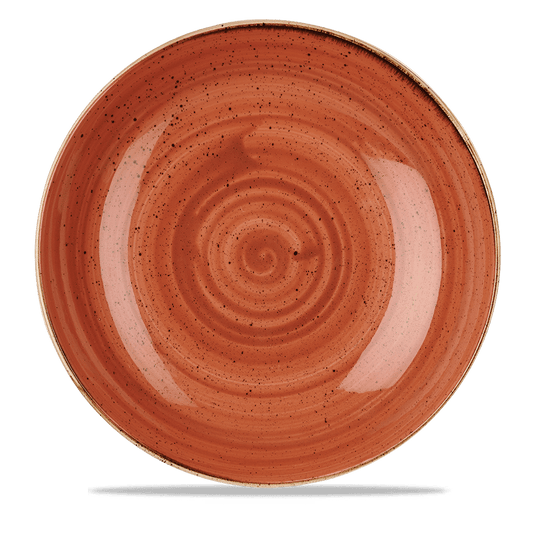 Stonecast Spiced Orange Coupe Large Bowl 31Cm Box of 6 (3-5 Working Days Delivery)