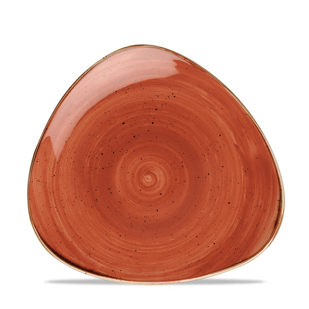 Stonecast Spiced Orange Lotus Plate  Box 12