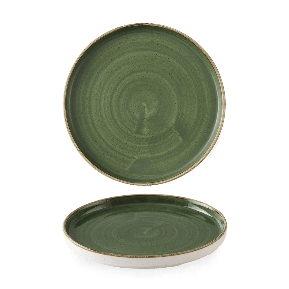 Stonecast Sorrel Green  Walled Plate 8.25" Box 6